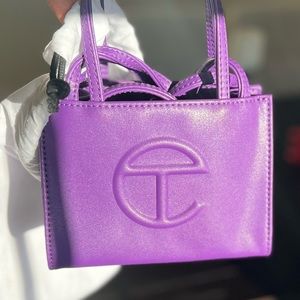 Small Grape Telfar shopping bag